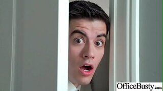 Bạn Gái (kim Cương Jackson) Với Tròn Lớn Được đóng Đinh Trong Văn phòng thống-09